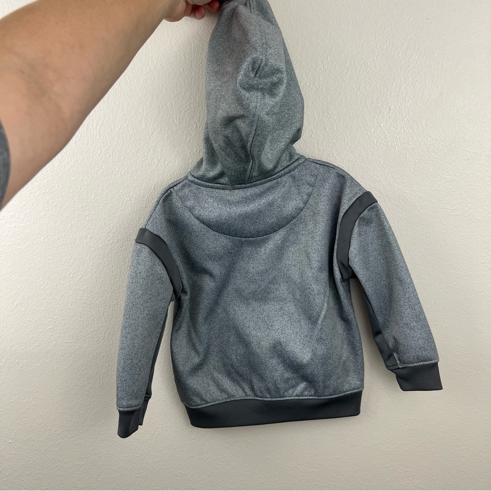 Nike Dri-Fit 18 month Charcoal and Lime Green Hoodie - Picture 4 of 6